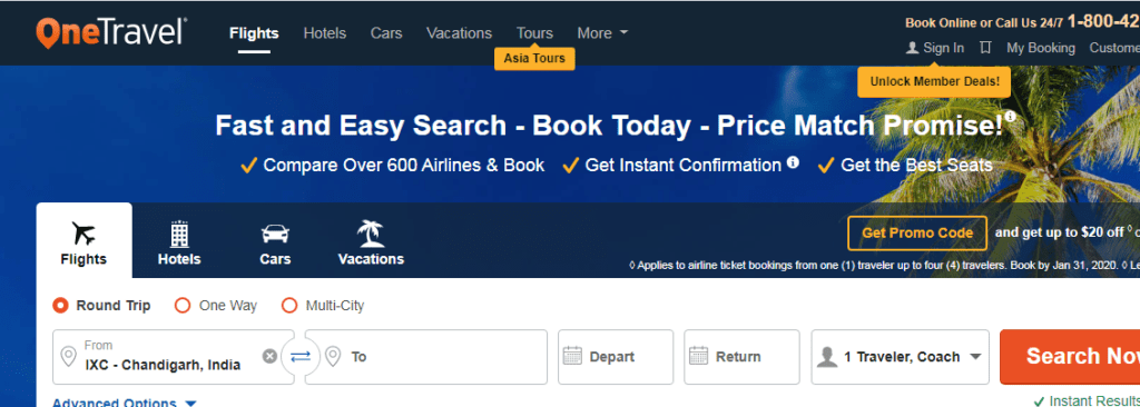 [Updated] $200 OFF OneTravel Promo Code, Coupons & Reviews April 2020 ...